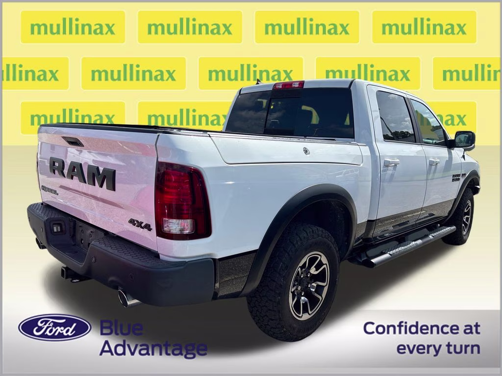 2017 Bright White Clearcoat Ram 1500 Rebel 4X4 Truck