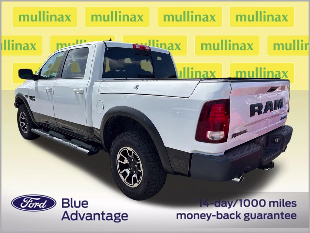 2017 Bright White Clearcoat Ram 1500 Rebel 4X4 Truck
