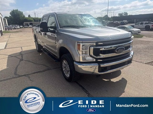 2020 Silver Ford Super Duty F-250 SRW XLT 4X4 Truck