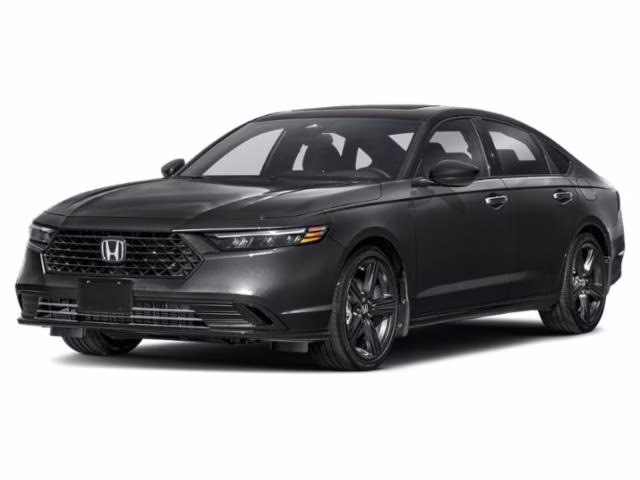2026 Crystal Black Pearl Honda Accord Hybrid Sport-L FWD Sedan
