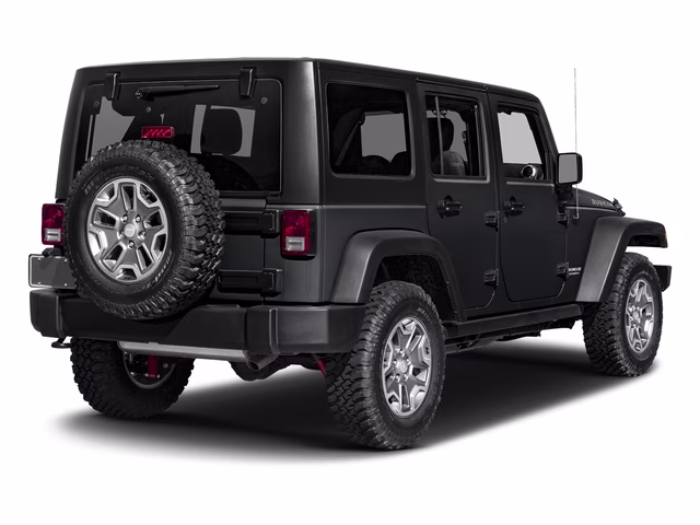 2017 Granite Crystal Metallic Clearcoat Jeep Wrangler Unlimited Rubicon 4X4 SUV