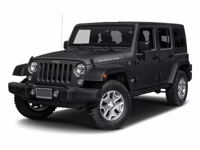 2017 Granite Crystal Metallic Clearcoat Jeep Wrangler Unlimited Rubicon 4X4 SUV