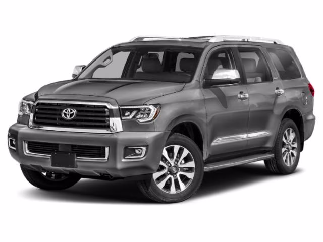 2021 Magnetic Gray Metallic Toyota Sequoia Limited RWD
