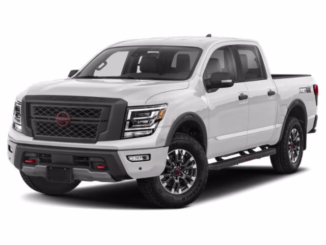 2024 Glacier White Nissan Titan PRO-4X 4X4 Truck
