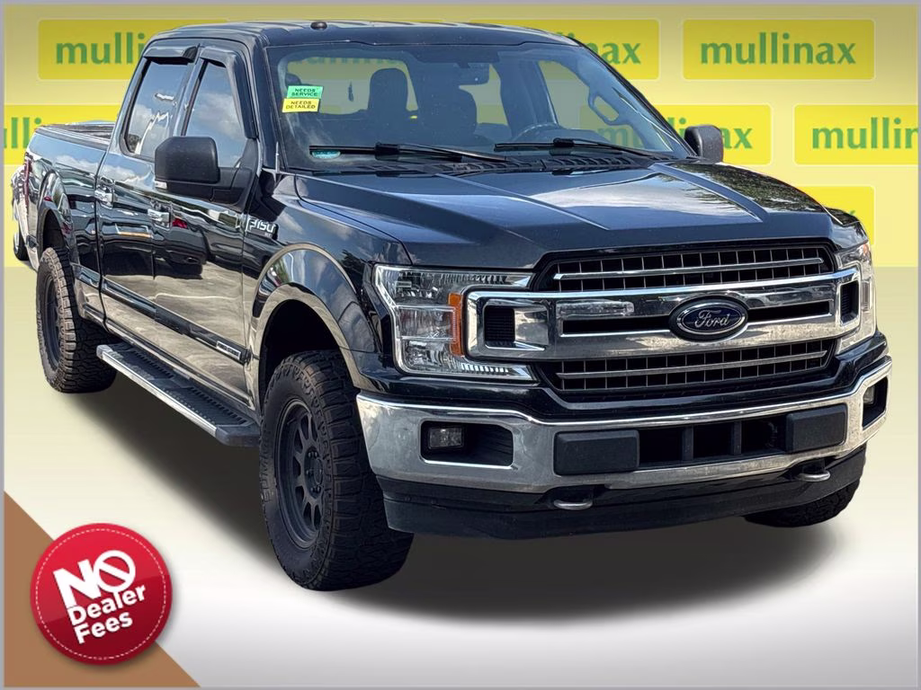2018 Black Ford F-150 XLT 4X4 Truck