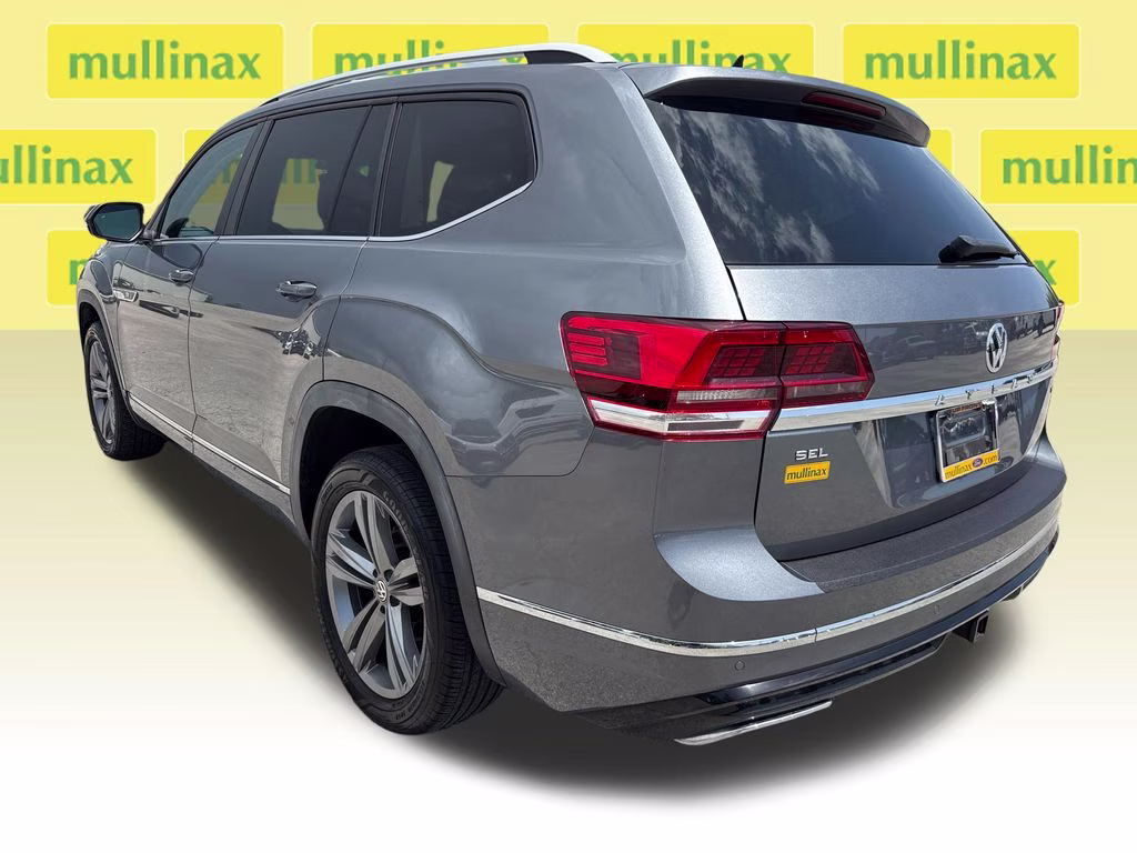 2019 Platinum Gray Metallic Volkswagen Atlas 3.6L V6 SEL R-Line FWD SUV