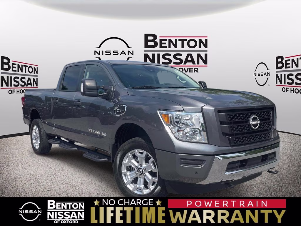 2024 Gun Metallic Nissan Titan XD SV 4X4 Truck