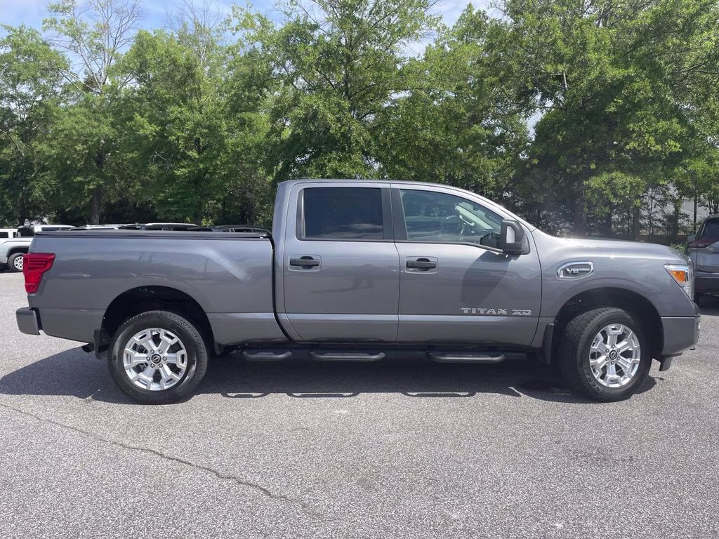 2024 Gun Metallic Nissan Titan XD SV 4X4 Truck