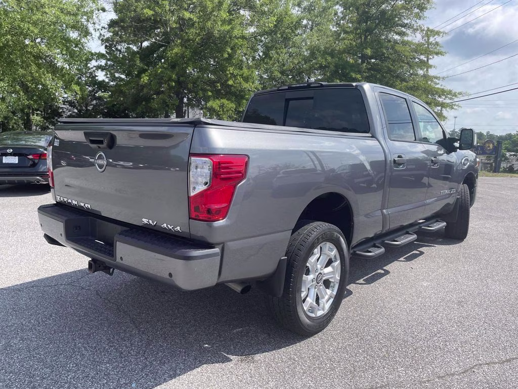 2024 Gun Metallic Nissan Titan XD SV 4X4 Truck