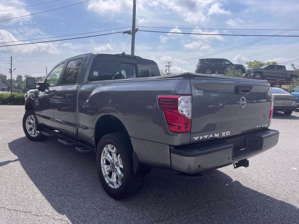 2024 Gun Metallic Nissan Titan XD SV 4X4 Truck
