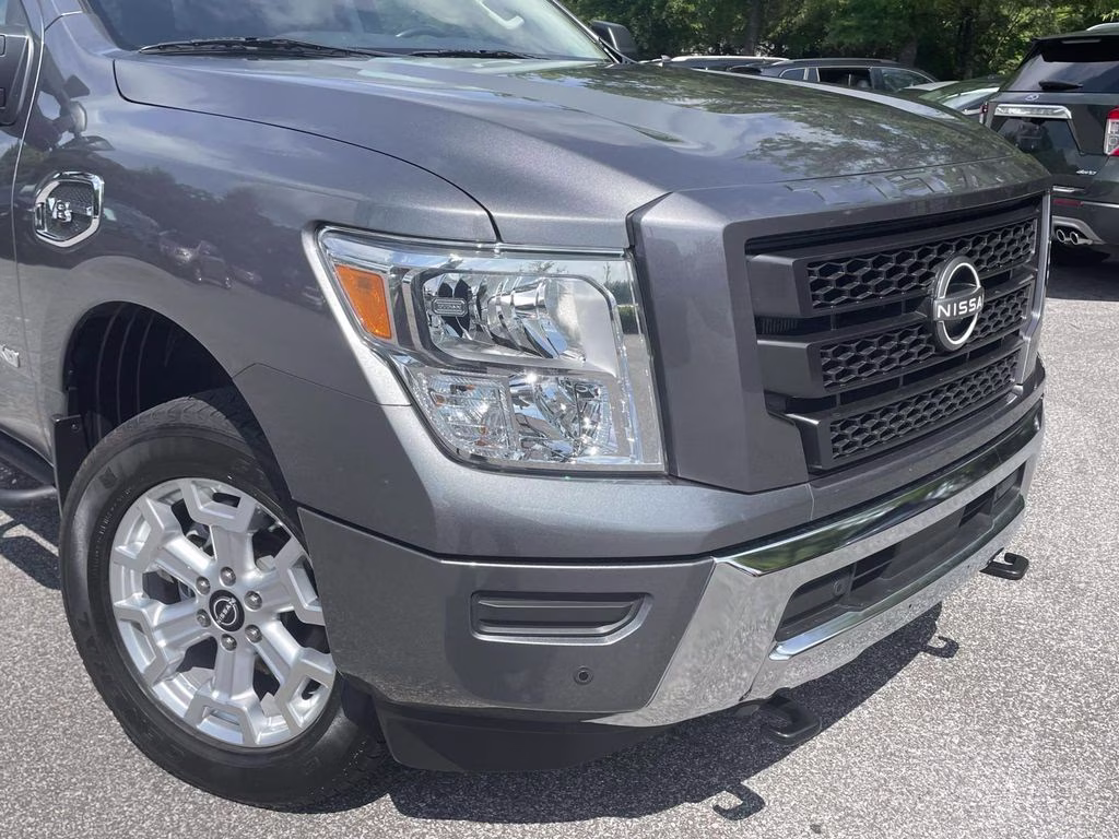 2024 Gun Metallic Nissan Titan XD SV 4X4 Truck