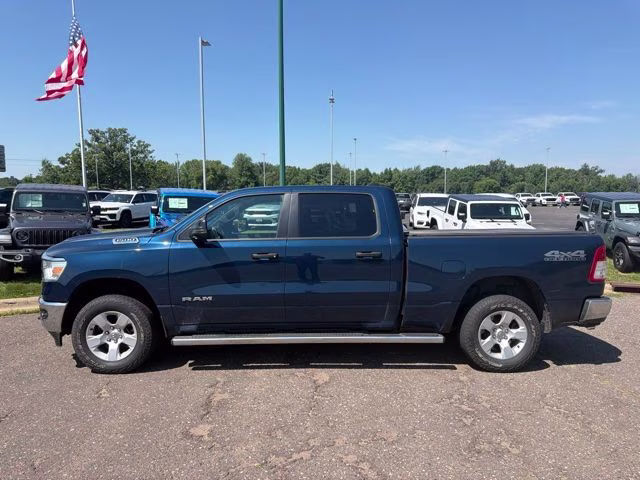 2023 Patriot Blue Pearlcoat Ram 1500 Big Horn/Lone Star 4X4 Truck