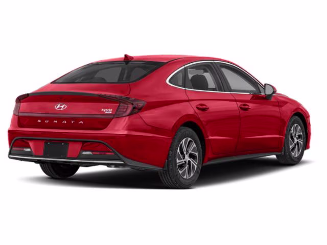 2023 Ultimate Red Hyundai Sonata Hybrid Blue FWD Sedan