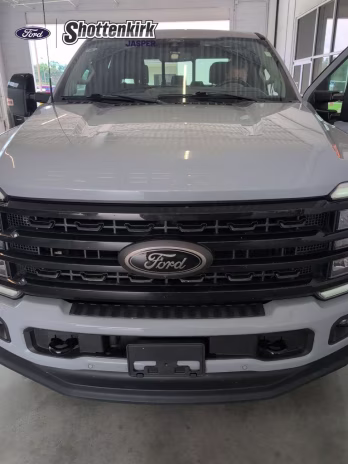 2024 Glacier Gray Metallic TriCoat Ford Super Duty F-350 SRW Lariat 4X4 Truck