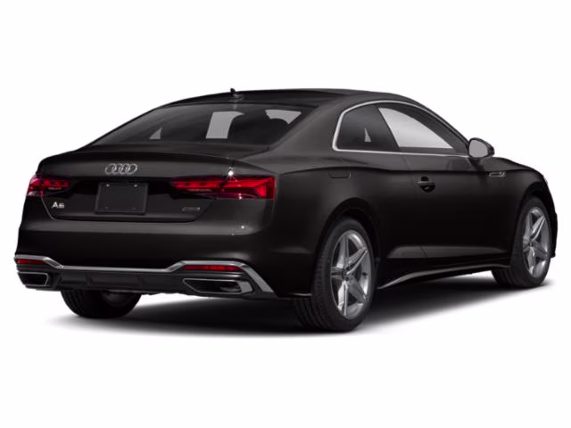 2021 Black Metallic Audi A5 45 S line Premium Plus AWD Coupe