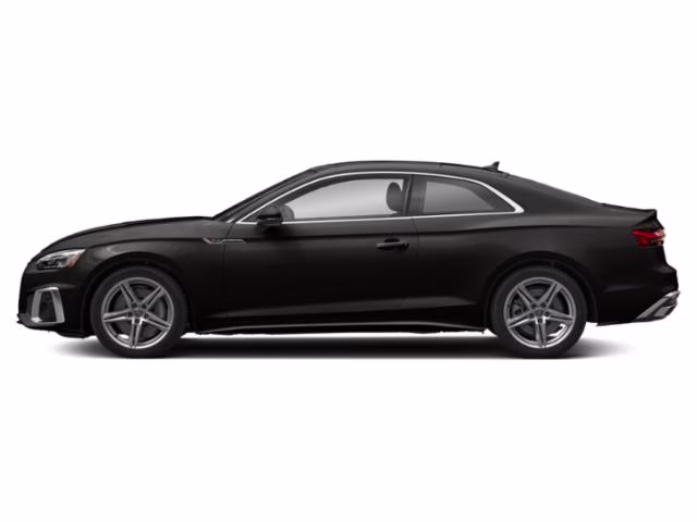 2021 Black Metallic Audi A5 45 S line Premium Plus AWD Coupe