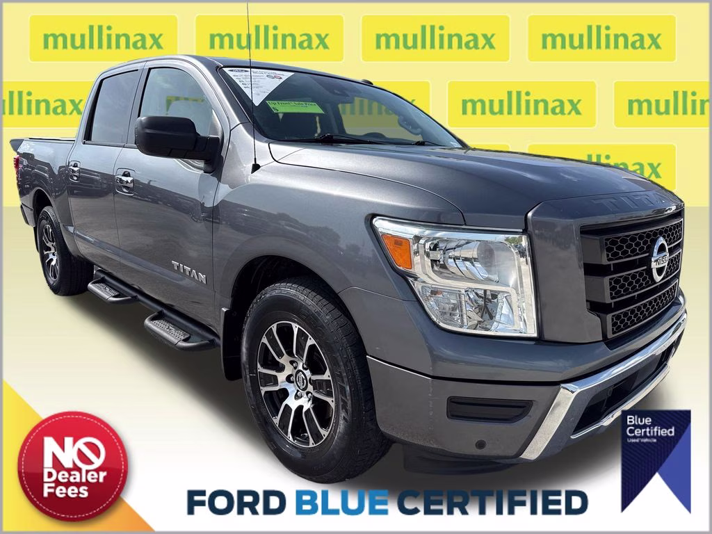 2021 Gun Metallic Nissan Titan SV RWD Truck