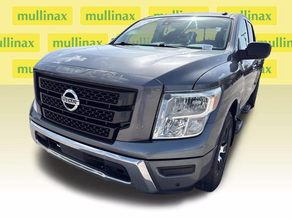 2021 Gun Metallic Nissan Titan SV RWD Truck