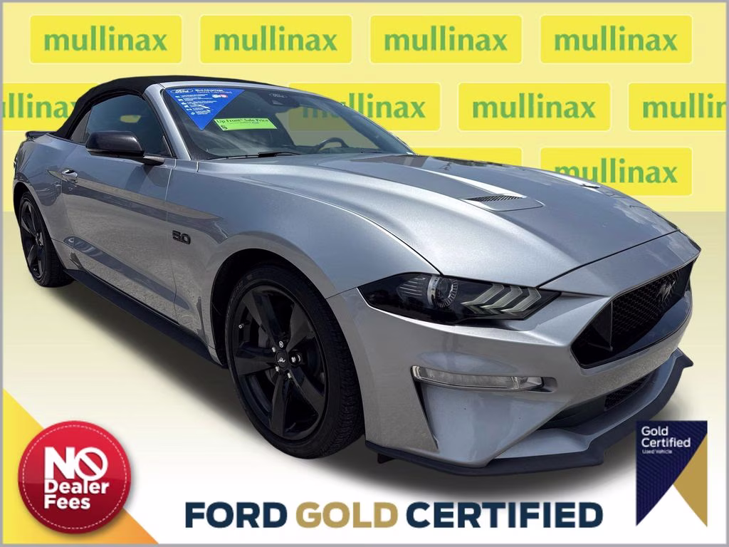 2022 Iconic Silver Metallic Ford Mustang GT Premium RWD Convertible