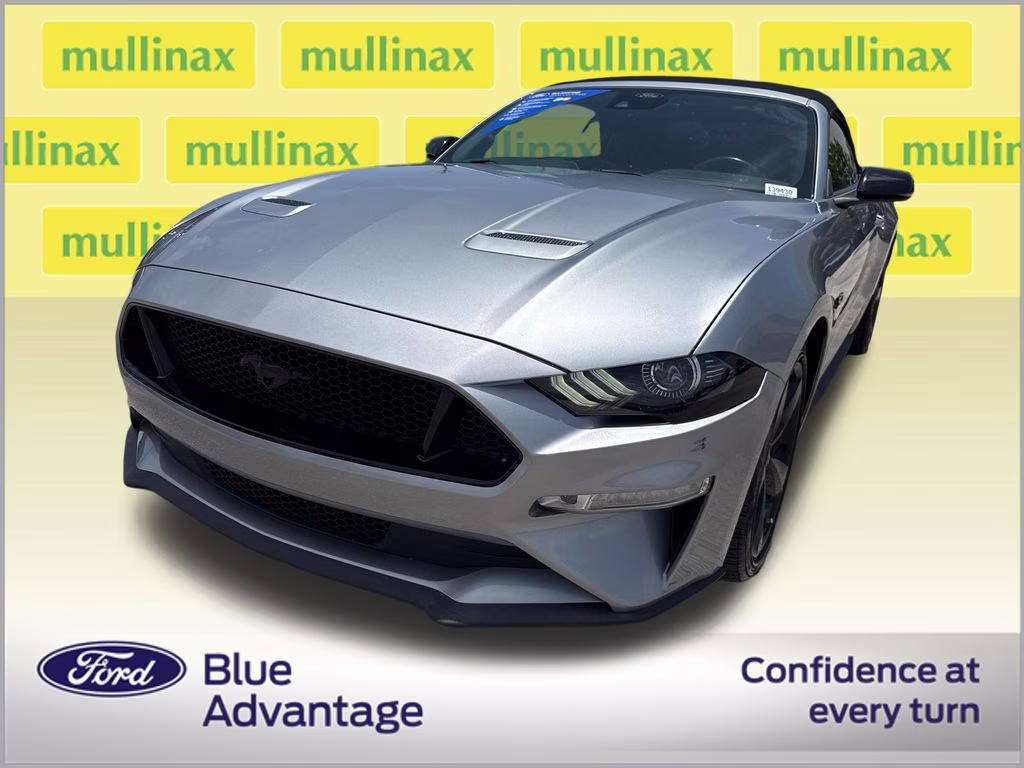 2022 Iconic Silver Metallic Ford Mustang GT Premium RWD Convertible