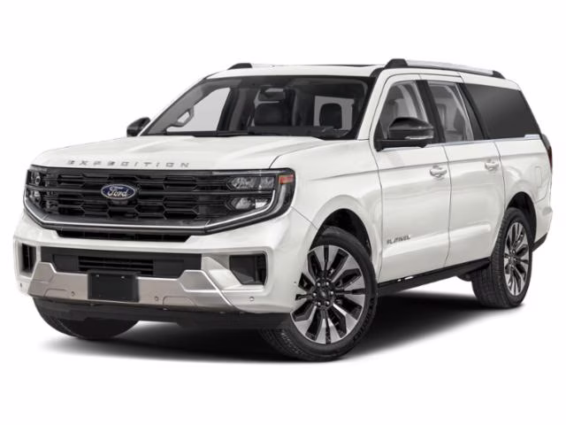2027 Star White Metallic Tri-Coat Ford Expedition MAX Platinum RWD SUV