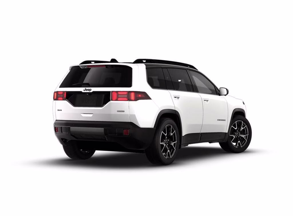 2026 Bright White Clear Coat Jeep Cherokee Cherokee Overland 4x4 SUV