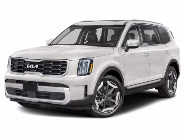 2024 White Kia Telluride S FWD Crossover