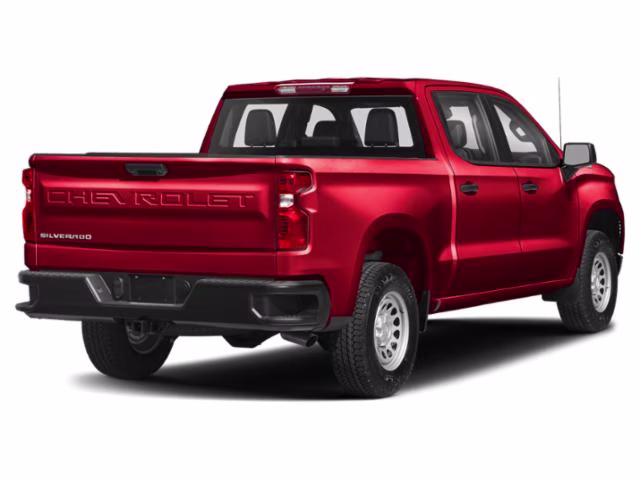 2023 Red Chevrolet Silverado 1500 Custom 4X4 Truck
