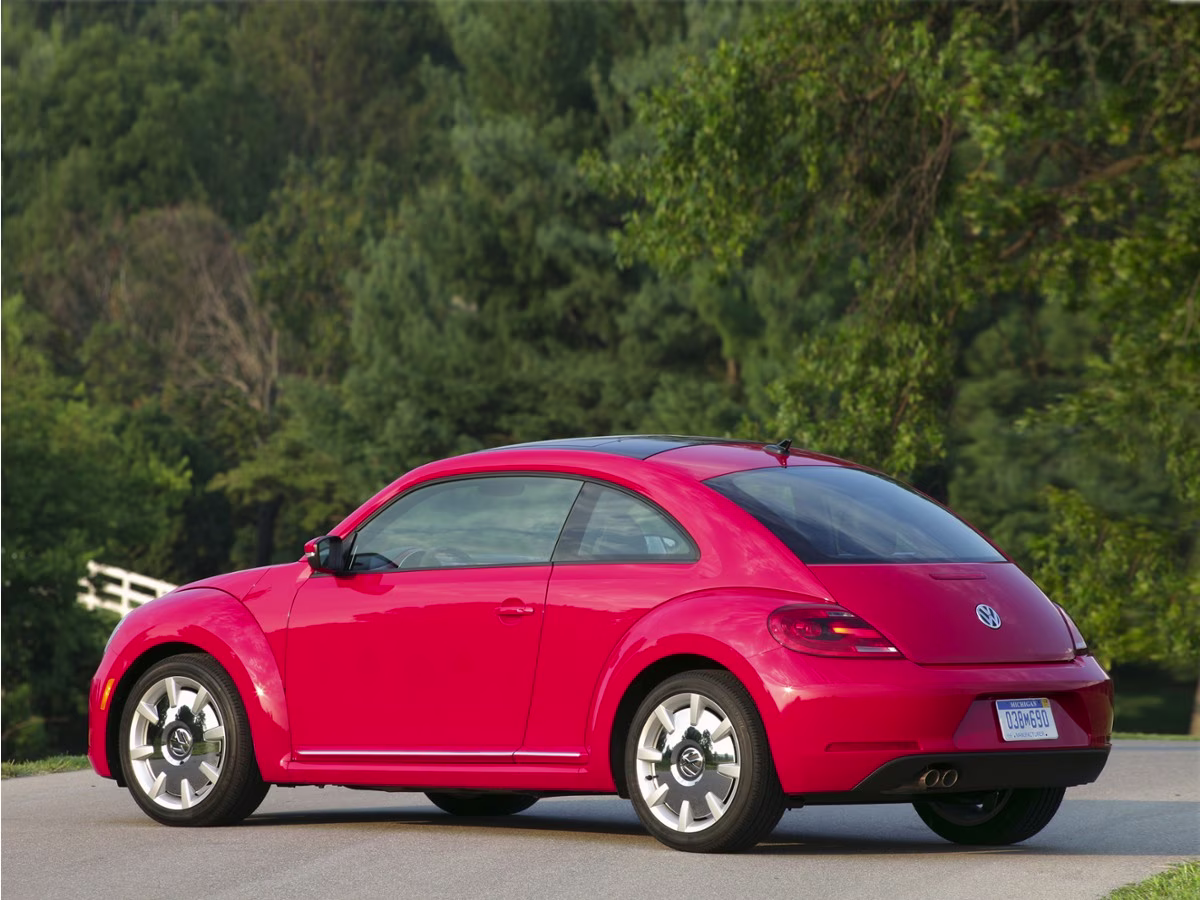 2013 Red Volkswagen Beetle FWD Hatchback