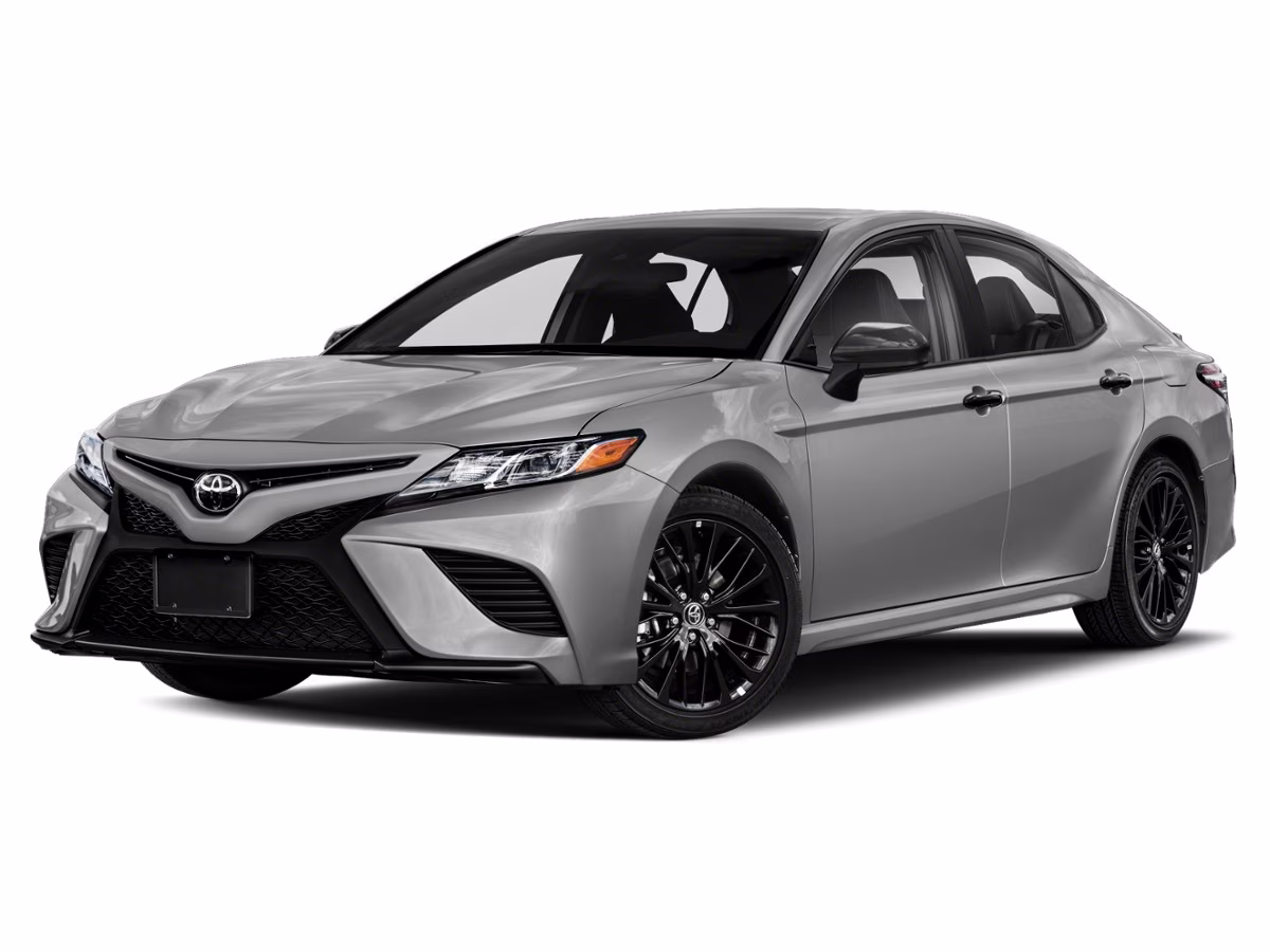 2020 Blue Toyota Camry FWD Sedan