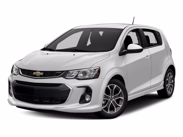 2017 Summit White Chevrolet Sonic LT FWD Hatchback