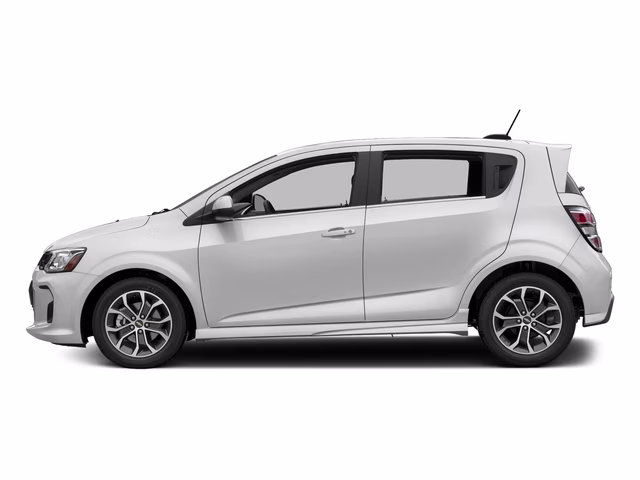 2017 Summit White Chevrolet Sonic LT FWD Hatchback