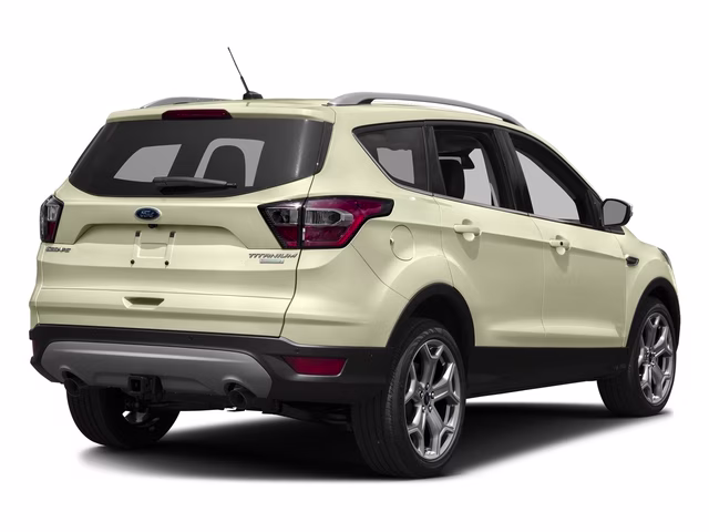 2017 White Gold Metallic Ford Escape Titanium 4X4 SUV