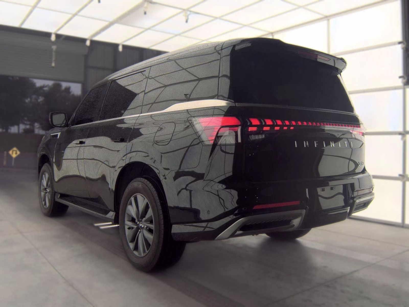 2025 Black Obsidian INFINITI QX80 PURE RWD SUV