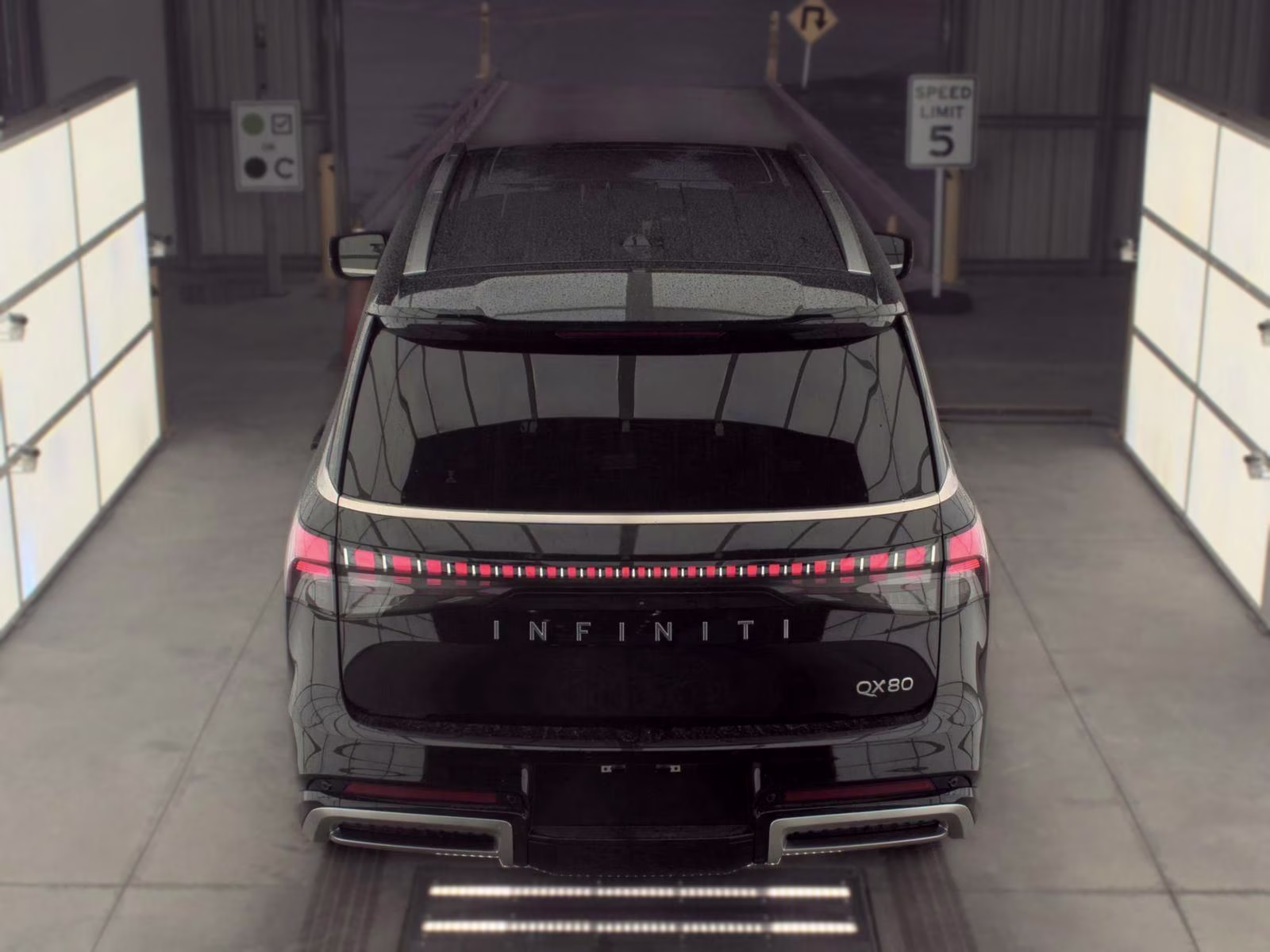 2025 Black Obsidian INFINITI QX80 PURE RWD SUV