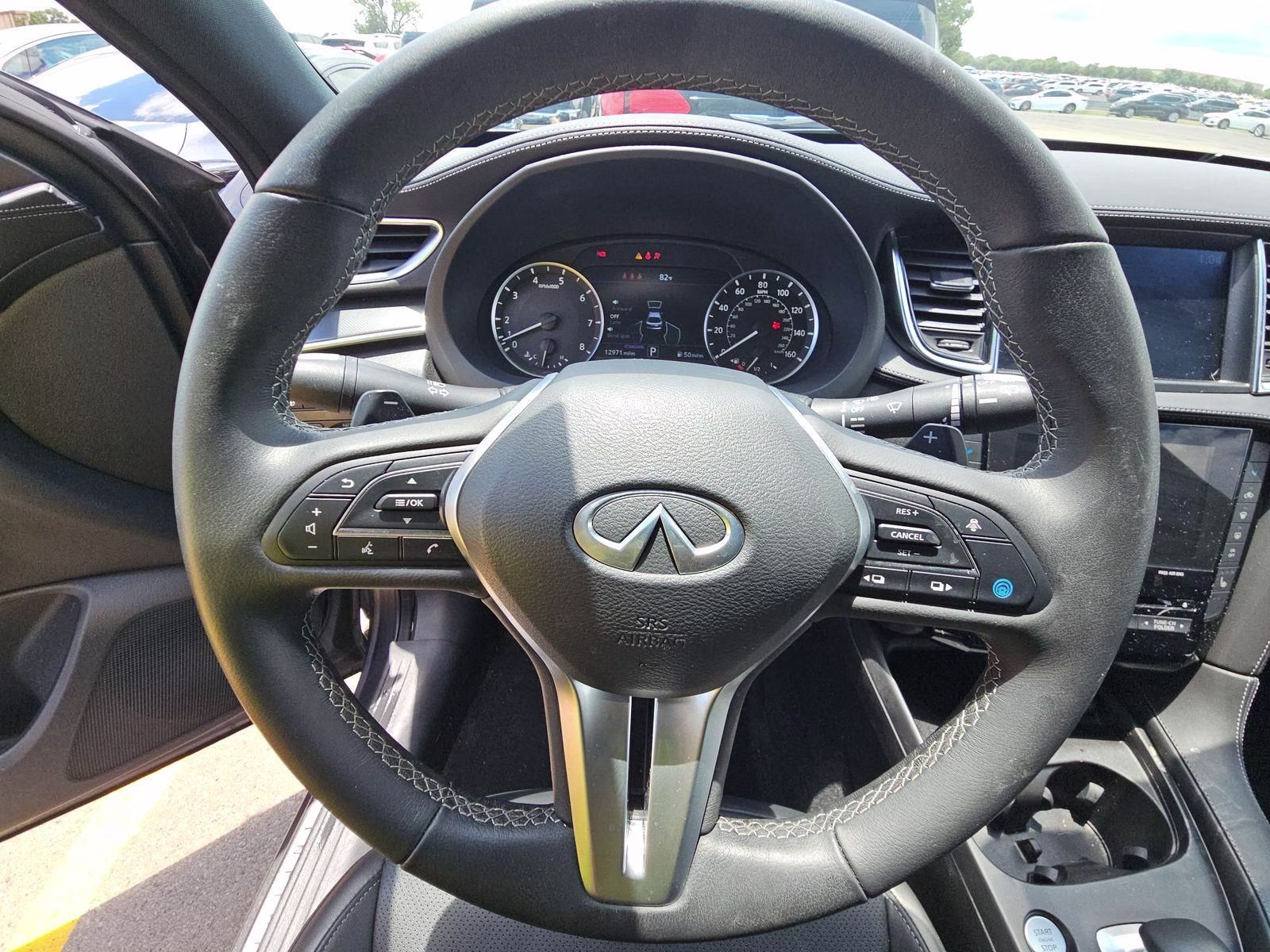 2025 Graphite Shadow INFINITI QX55 LUXE AWD SUV