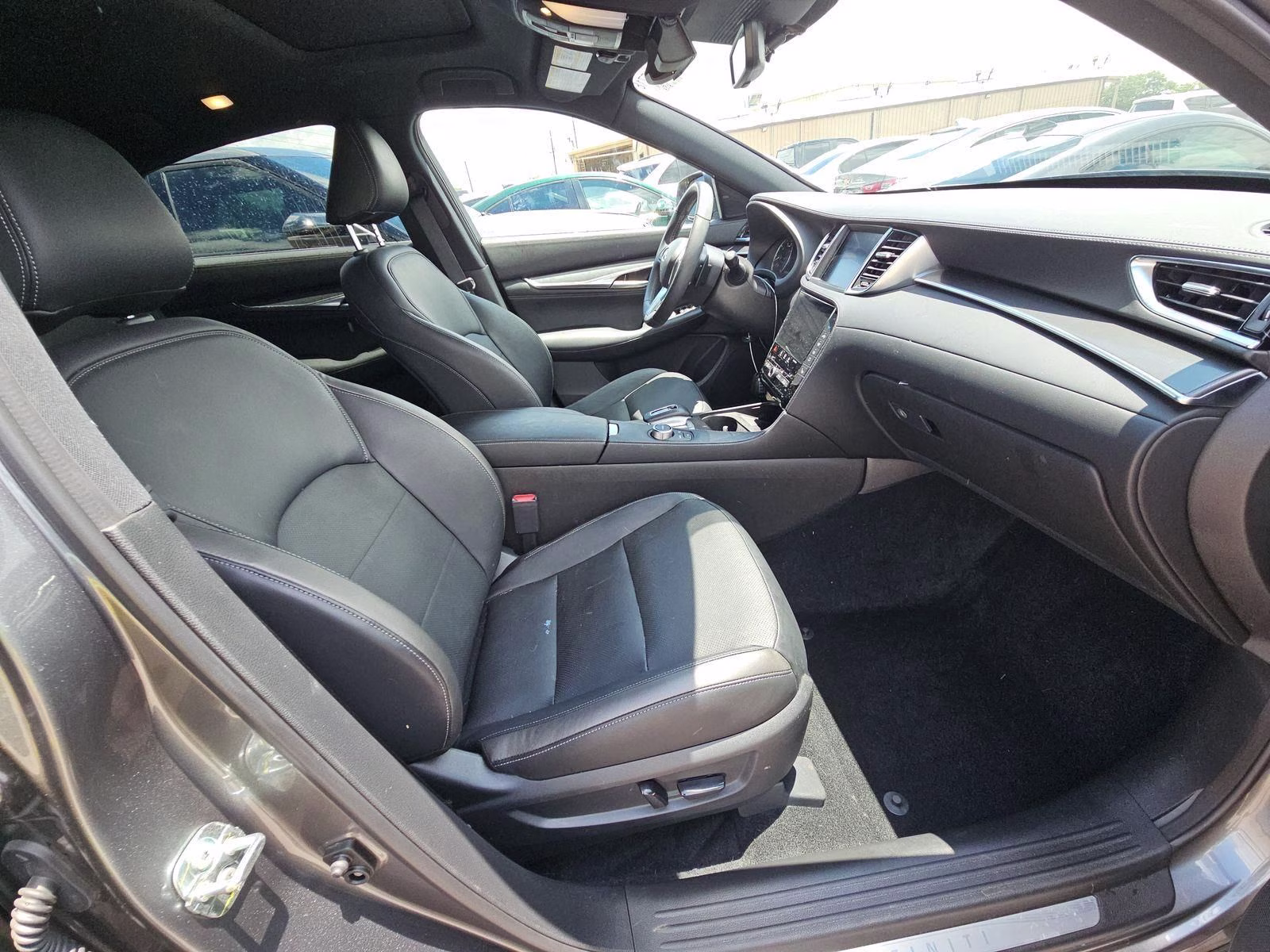 2025 Graphite Shadow INFINITI QX55 LUXE AWD SUV