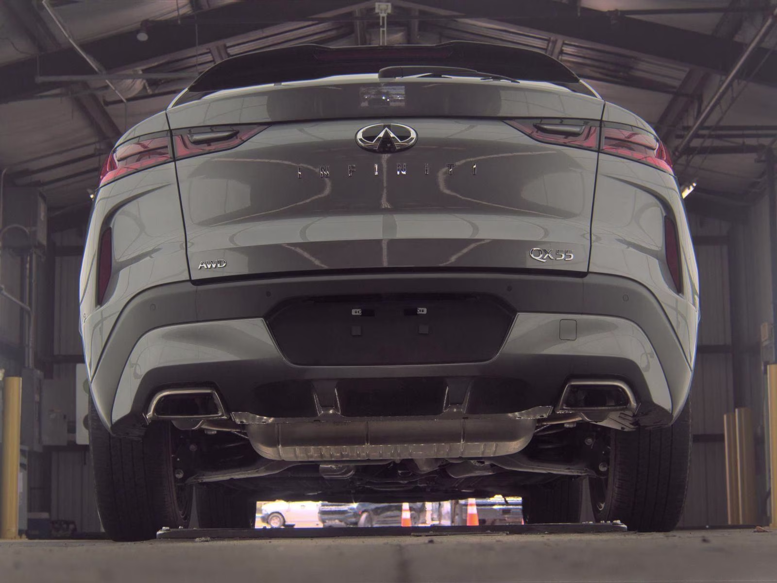 2025 Graphite Shadow INFINITI QX55 LUXE AWD SUV