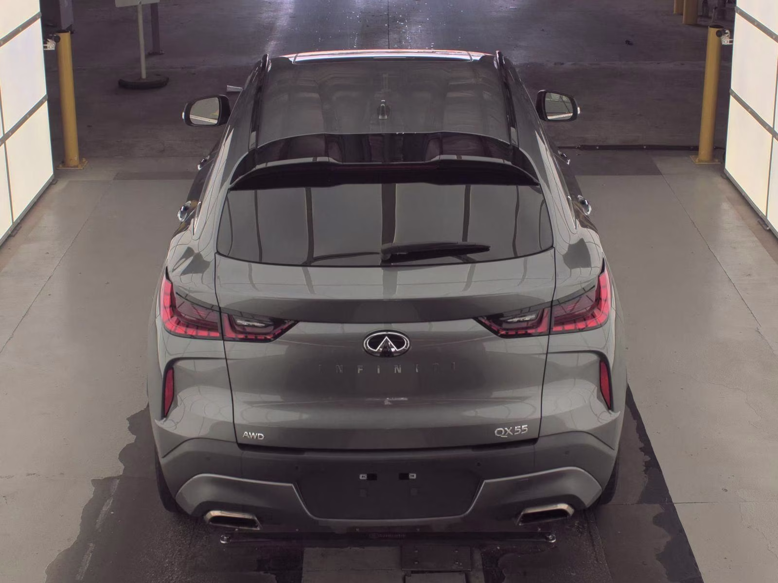 2025 Graphite Shadow INFINITI QX55 LUXE AWD SUV