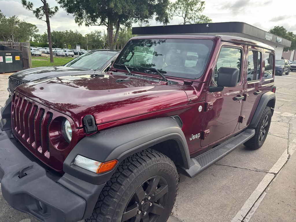 2021 Snazzberry Pearlcoat Jeep Wrangler Unlimited Sport S 4X4 SUV