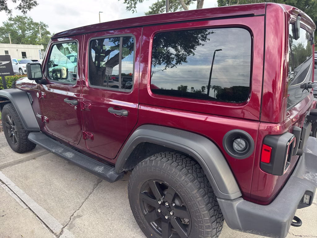 2021 Snazzberry Pearlcoat Jeep Wrangler Unlimited Sport S 4X4 SUV