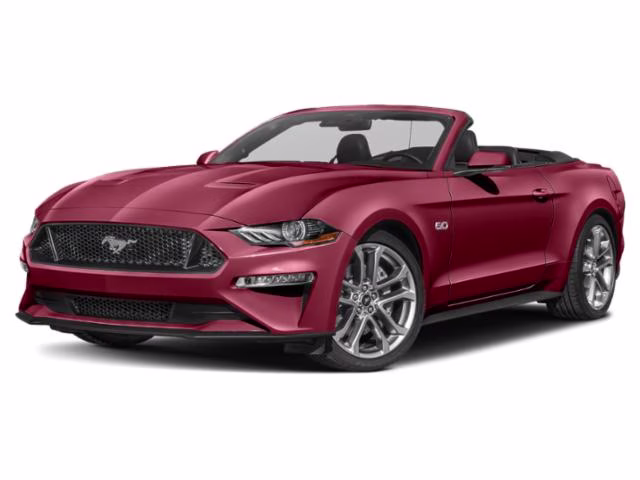 2020 Rapid Red Metallic Tinted Clearcoat Ford Mustang GT RWD Convertible