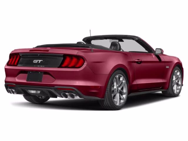 2020 Rapid Red Metallic Tinted Clearcoat Ford Mustang GT RWD Convertible