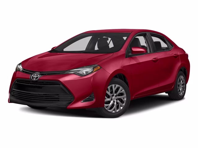 2018 Red Toyota Corolla LE FWD Sedan