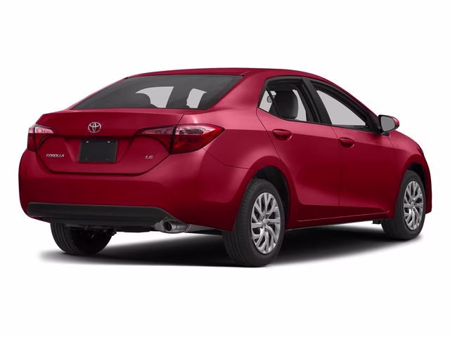 2018 Red Toyota Corolla LE FWD Sedan