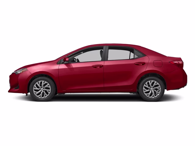 2018 Red Toyota Corolla LE FWD Sedan