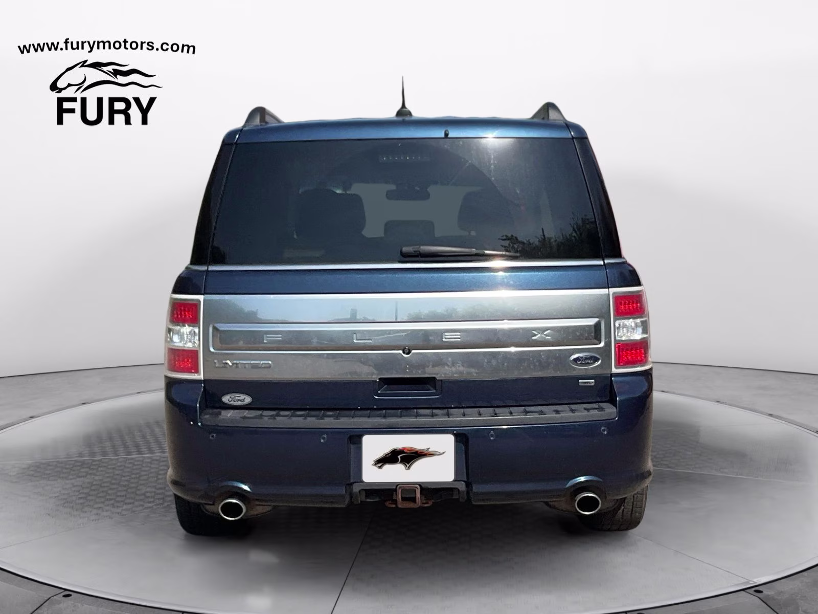 2017 Blue Ford Flex Limited AWD SUV
