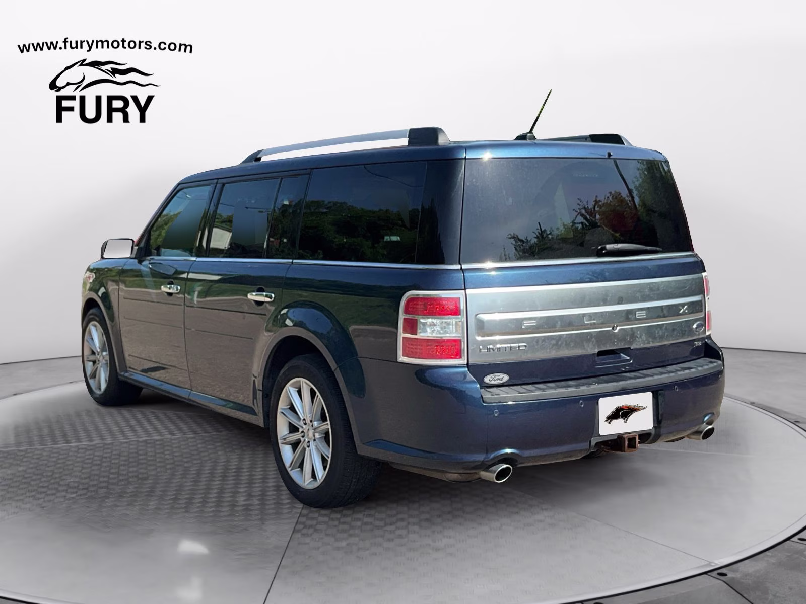 2017 Blue Ford Flex Limited AWD SUV