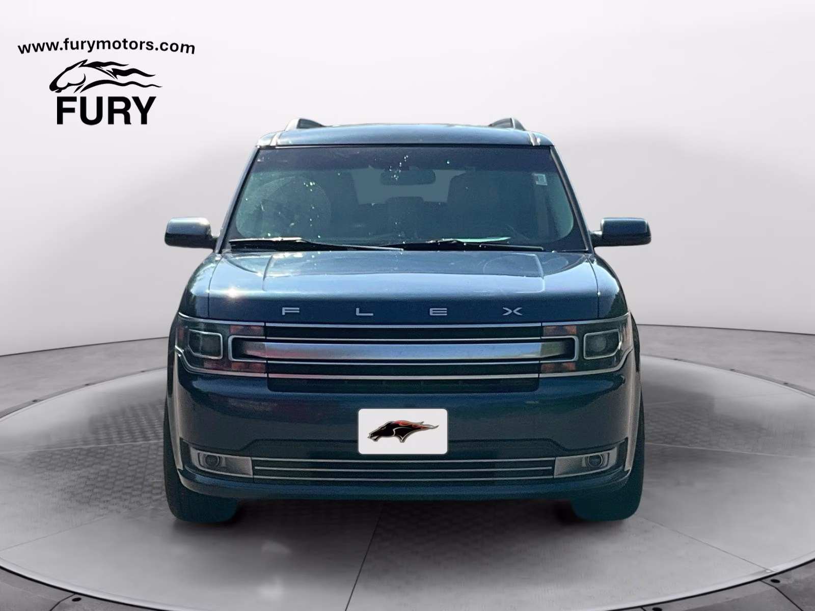 2017 Blue Ford Flex Limited AWD SUV