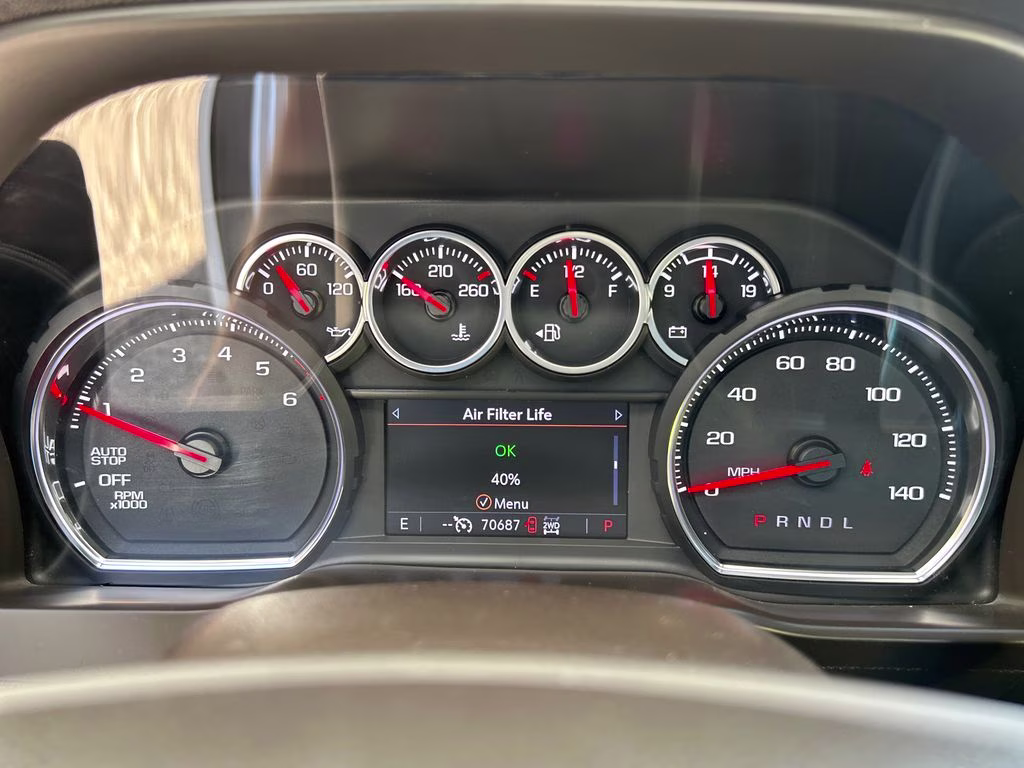 2021 Summit White Chevrolet Silverado 1500 RST 4X4 Truck